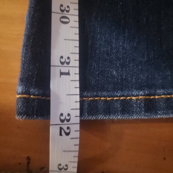 Lucky "Lola Straight" Dark Blue Denim with Contrast Stitching - Size 10/30 - Picture 11 of 11